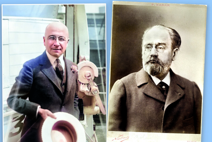 Émile Zola und Alexis Carrel